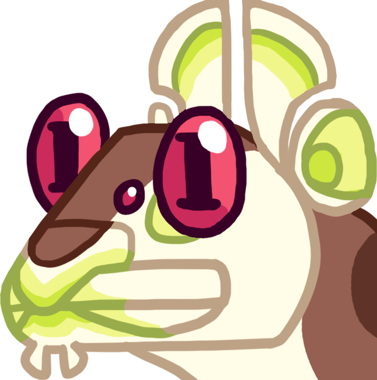Icon of a bug ferret face.
